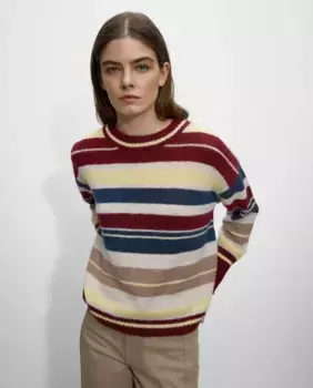 Женский вязаный свитер с полосатым принтом Parfois, мультиколор