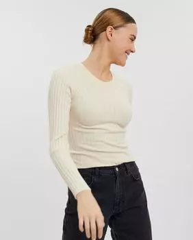 Женский вязаный топ с длинными рукавами Vero Moda