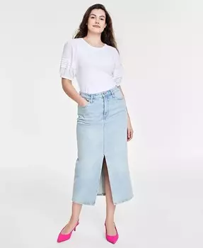 Женский вязаный топ с рукавами до локтя On 34th, белый