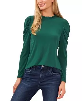 Женский вязаный топ с воротником-стойкой и длинными рукавами CeCe, мульти