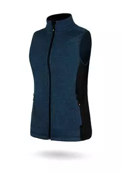 Женский вязаный жилет «Кашечеван» normani, темно-синий