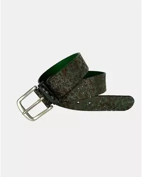 Женский зеленый кожаный ремень Leyva, зеленый