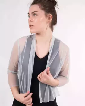 Женский зеленый жакет из тюля для вечеринки MR Complements, розовый