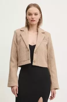 Женский жакет Abercrombie & Fitch, бежевый