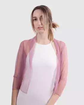 Женский жакет из розового тюля для вечеринки MR Complements