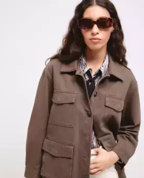 Женский жакет Сахара с вышивкой Tintoretto, цвет 520 Kaki