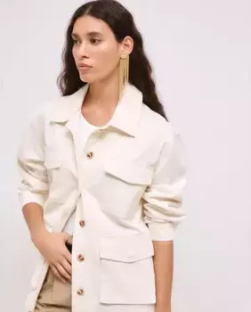 Женский жакет Сахара с вышивкой Tintoretto, цвет Blanco Roto