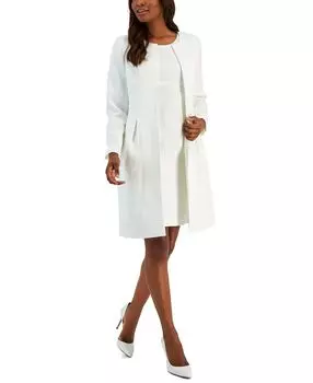 Женский жаккардовый длинный жакет и платье-футляр, обычные и миниатюрные размеры Le Suit, мульти