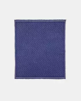 Женский жаккардовый шарф Naulover с логотипом NL, синий