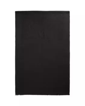 Женский жаккардовый шарф с добавлением хлопка Lauren Ralph Lauren, черный