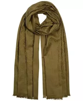 Женский жаккардовый шарф с логотипом Lauren Ralph Lauren