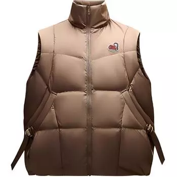 Женский жилет Anta x NEIXINXIAOHAI LIANMINGKUAN Life Collection, каштановый, молочно-кофейный, Chestnut Milk Coffee