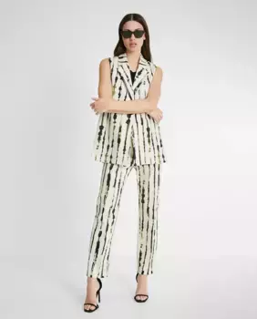 Женский жилет-блейзер с лацканами Trucco, мультиколор