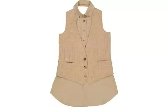 Женский жилет Burberry, цвет Camel