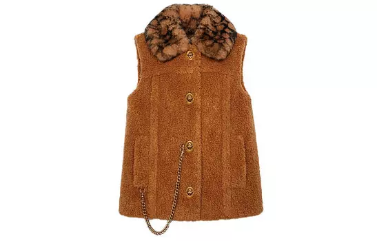 Женский жилет COACH, цвет Brown