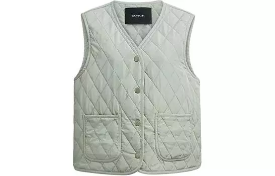 Женский жилет COACH, цвет Green