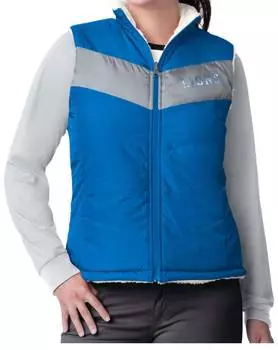 Женский жилет Detroit Lions Reversible Game Rule в синем цвете G-III