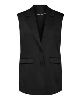 Женский жилет для платья Pieces, черный