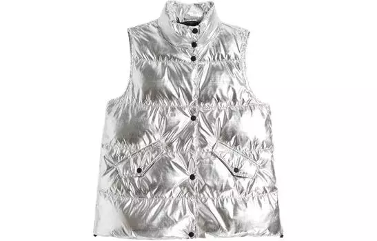 Женский жилет GAP, цвет Silver