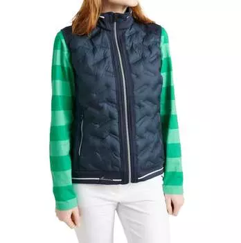 Женский жилет Grove Hybrid в цвете Navy Abacus Sportswear US