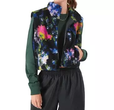 Женский жилет из французского трикотажа с цветочным принтом Glitch Champion, цвет floral print glitch