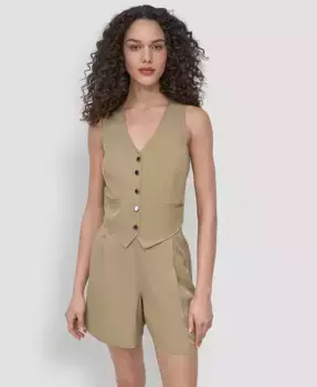 Женский жилет-комбинезон Romper DKNY, зеленый