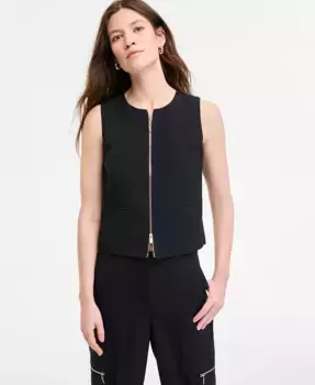 Женский жилет на молнии спереди Bar III, черный