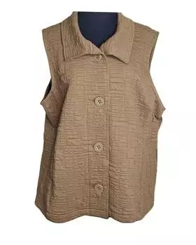 Женский жилет на пуговицах цвета Fawn habitat