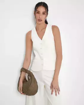 Женский жилет на пуговицах Trucco, цвет Crudo