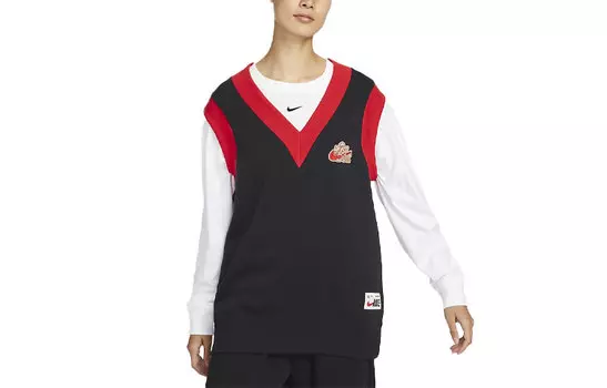 Женский жилет Nike, цвет Black