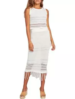 Женский жилет-свитер Take Me Away с открытой вязкой и подкладкой LOST + WANDER, кремовый