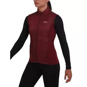 Женский жилет Tca, бордо