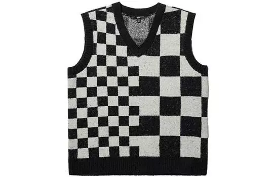 Женский жилет Vans, цвет Black/White Checkerboard