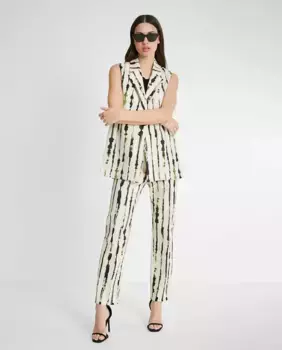 Женский жилет в стиле блейзер с лацканами Trucco, мультиколор