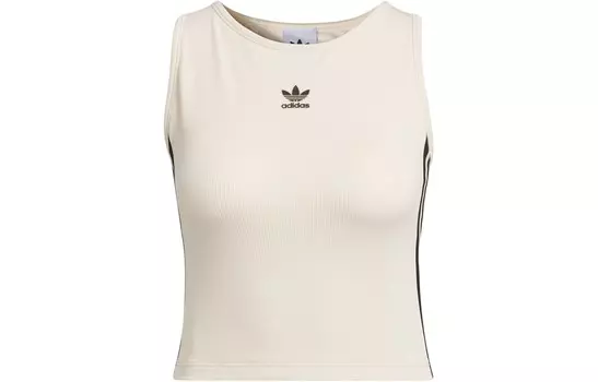 Женский жилет Wonder White с тремя полосками Adidas Originals