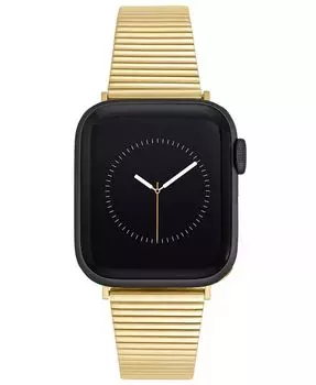 Женский золотистый браслет из нержавеющей стали, совместимый с Apple Watch диаметром 38/40/41 мм Anne Klein, золотой