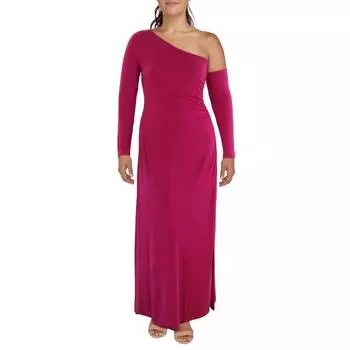 Женское асимметричное вечернее платье на одно плечо Donna Karan