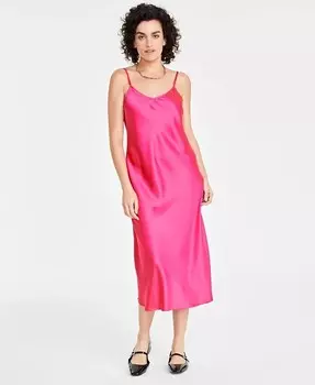 Женское атласное платье-миди On 34th, розовый