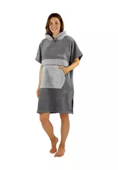 Женское банное пончо normani, цвет Hellgrau
