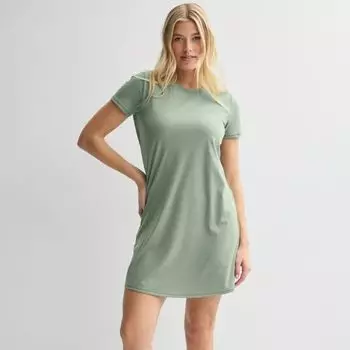 Женское базовое мягкое платье-футболка Tek Gear, цвет esta olive