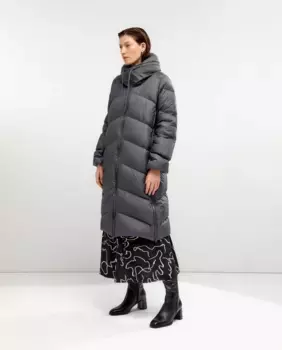 Женское базовое пальто из перьев Woman Limited El Corte Ingls, синий