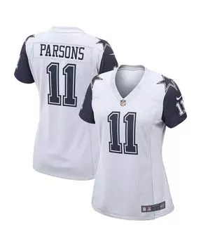 Женское белое джерси micah parsons dallas cowboys alternate game jersey Nike, белый