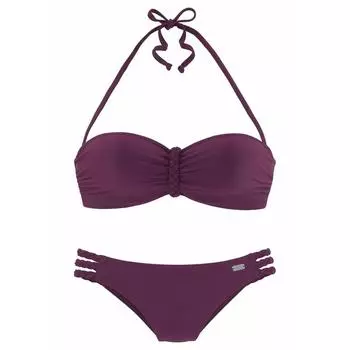 Женское бикини-бандо Buffalo на косточках, цвет rot