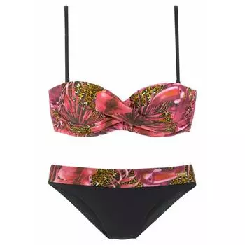 Женское бикини-бандо LASCANA на косточках, цвет rosa