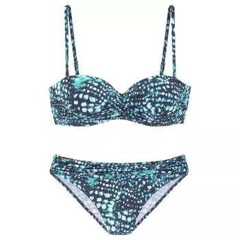 Женское бикини-бандо на косточках BRUNO BANANI, цвет blau