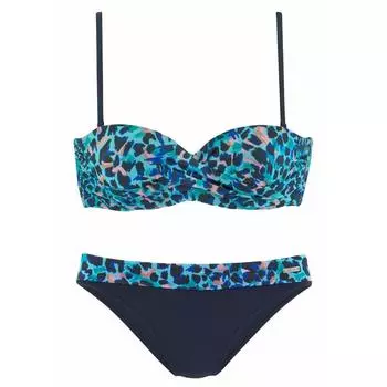 Женское бикини-бандо на косточках LASCANA, цвет blau