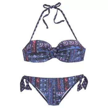 Женское бикини-бандо на косточках s.Oliver Beachwear, цвет blau