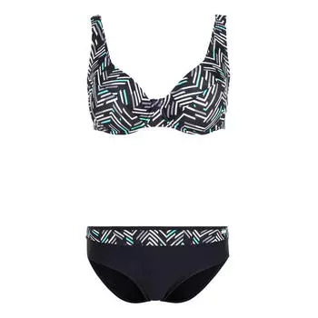 Женское бикини на косточках LASCANA с графическим принтом