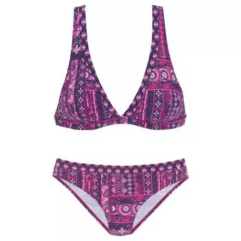 Женское бикини с треугольными чашечками s.Oliver Beachwear, цвет rosa