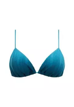 Женское бикини с треугольными чашками и тонкими бретелями в рубчик Pulp CHANTELLE, цвет Blue Tie And